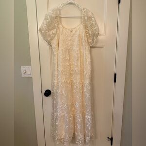 Ivory Lace Dress